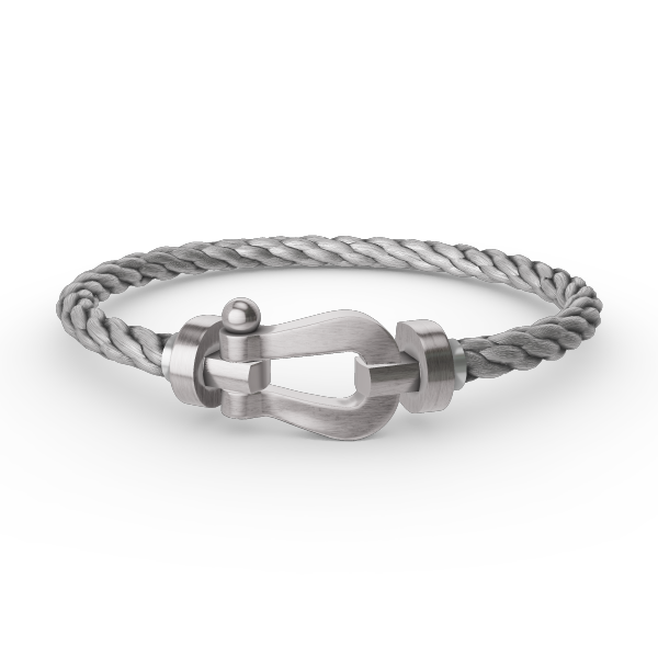 [Glow Muse]FORCE LARGE HORSESHOE NO DIAMOND BRACELET SILVER