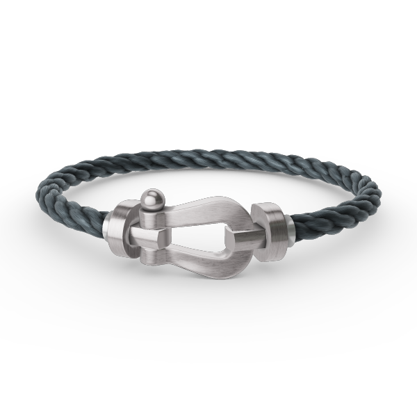 [Glow Muse]FORCE LARGE HORSESHOE NO DIAMOND BRACELET SILVER