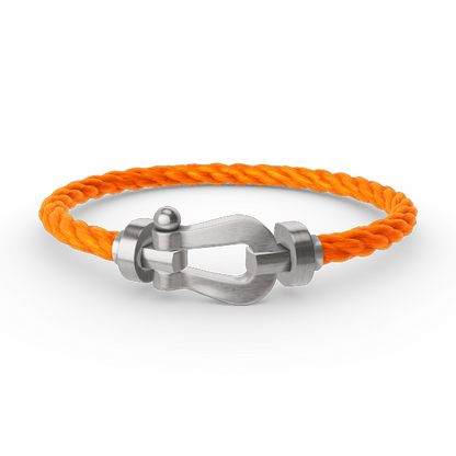 [Glow Muse]FORCE LARGE HORSESHOE NO DIAMOND BRACELET SILVER