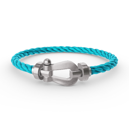 [Glow Muse]FORCE LARGE HORSESHOE NO DIAMOND BRACELET SILVER