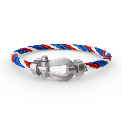 [Glow Muse]FORCE LARGE HORSESHOE NO DIAMOND BRACELET SILVER