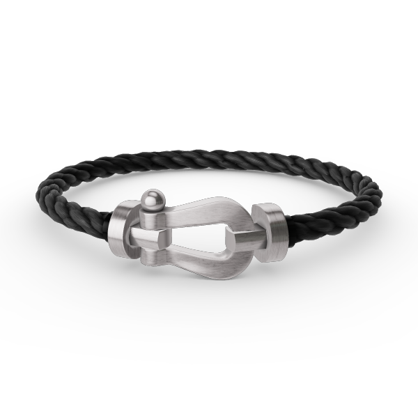[Glow Muse]FORCE LARGE HORSESHOE NO DIAMOND BRACELET SILVER