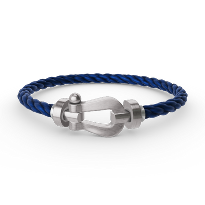 [Glow Muse]FORCE LARGE HORSESHOE NO DIAMOND BRACELET SILVER