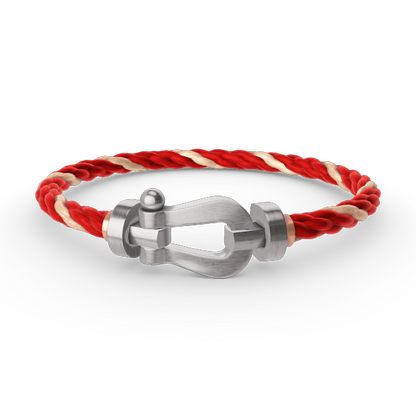 [Glow Muse]FORCE LARGE HORSESHOE NO DIAMOND BRACELET SILVER