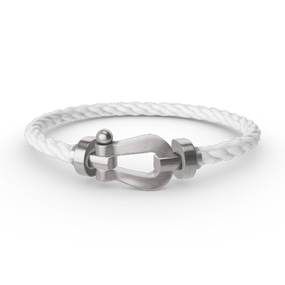[Glow Muse]FORCE LARGE HORSESHOE NO DIAMOND BRACELET SILVER