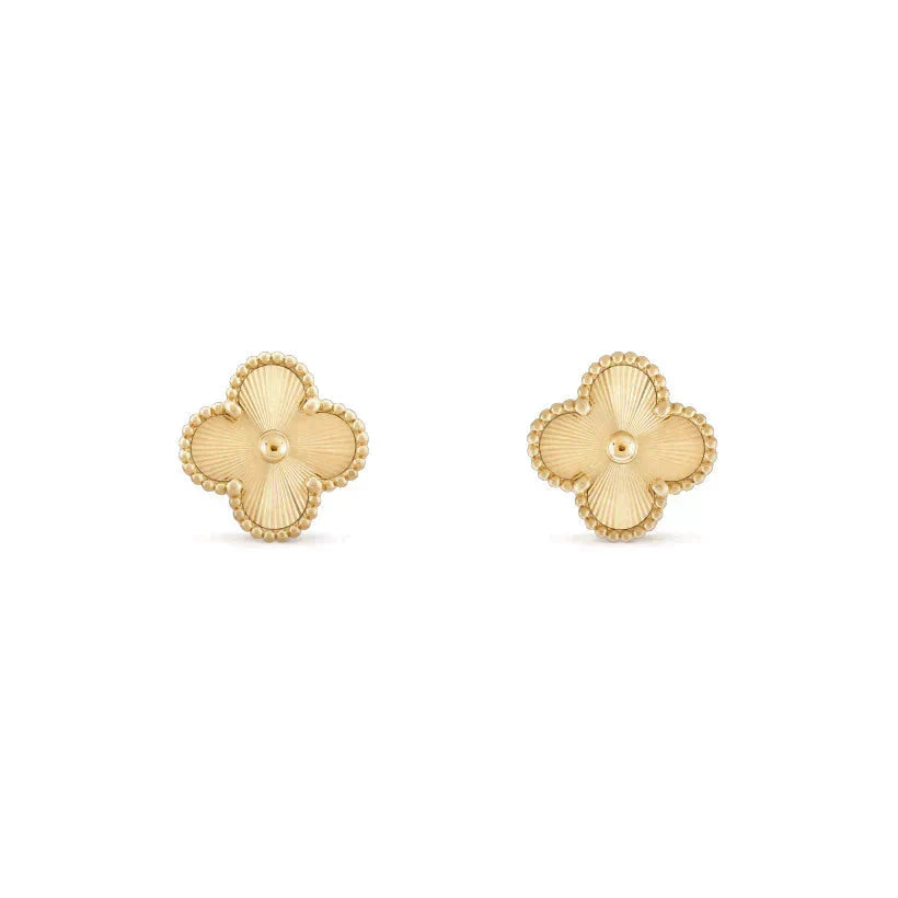 [Glow Muse]CLOVER MEDIUM 1 MOTIFS LASER EARRINGS