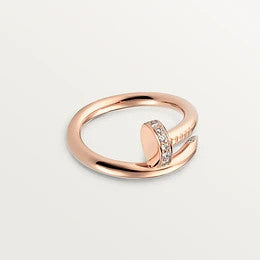 [Glow Muse]JUSTE RING 2.65MM PINK GOLD DIAMOND