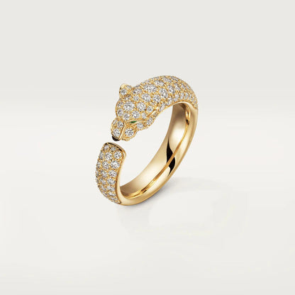 [Glow Muse]PANTHERE PINK GOLD DIAMOND RING